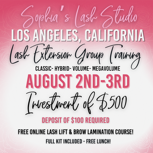 Los Angeles August Group Training 2025