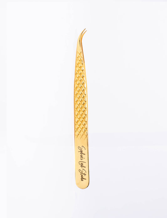 CURVED ISOLATION TWEEZER